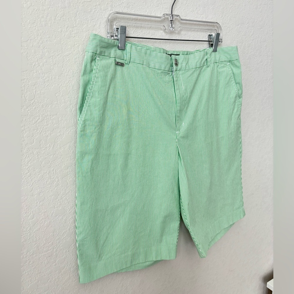 Ralph Lauren Active Striped Bermuda Shorts SZ 16 - Picture 2 of 7